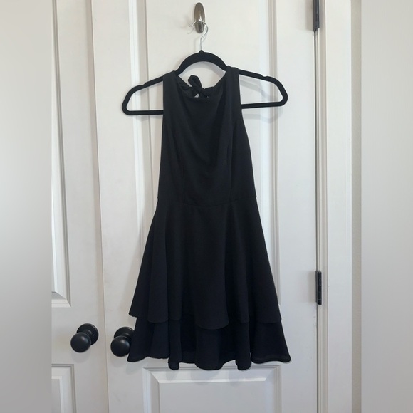 B DARLIN Juniors' Double-Hem A-Line Dress - Picture 6 of 16